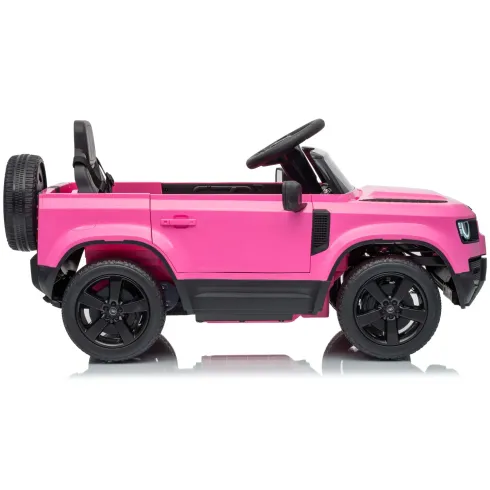 Defender Small Macchina Elettrica per Bambini 12V Rosa MP3 Luci LED
