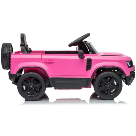 Defender Small Macchina Elettrica per Bambini 12V Rosa MP3 Luci LED