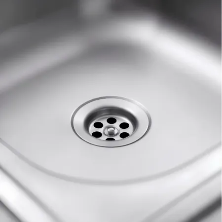 Lavello da Appoggio 80x50 cm 2 Vasche in Acciaio Inox per Cucina