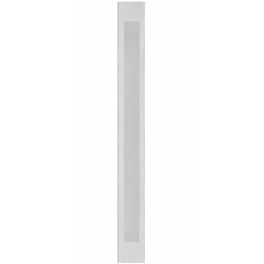 Pannello Porta a Soffietto Inserti Plastica Trasparente Bianco Venato