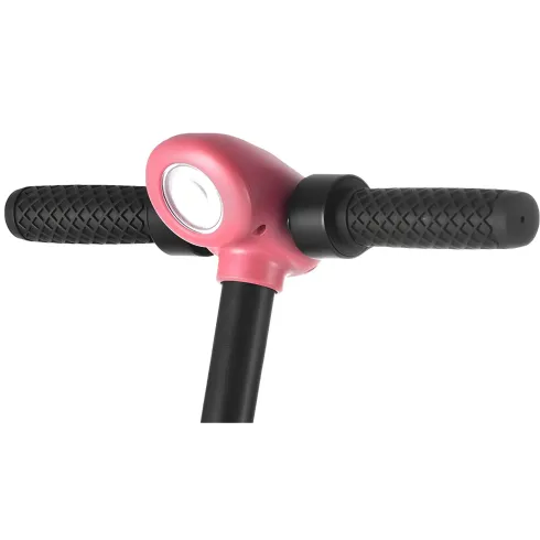 Monopattino Elettrico 24V per Bambini Rosa Pieghevole 3 Velocità LED