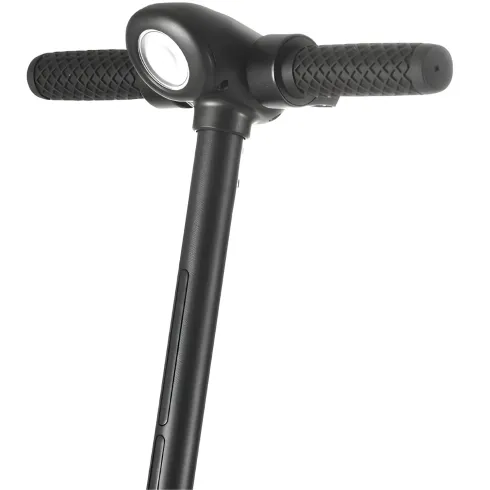 Monopattino Elettrico 24V per Bambini Nero Pieghevole 3 Velocità LED