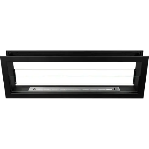 Camino Bioetanolo Bifacciale da Incasso 120x15x40 cm 3 kW Nero