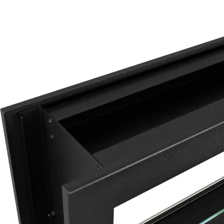 Camino Bioetanolo Bifacciale da Incasso 120x15x40 cm 3 kW Nero