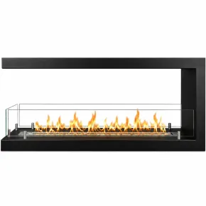 Camino Bioetanolo Trifacciale da Incasso 120x30x50 cm 3 kW Nero 2