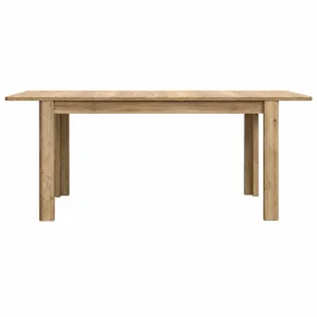 Tavolo da Pranzo Allungabile 160-207 cm Rettangolare Rovere 8 Posti 2