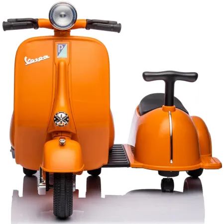 Vespa Sidecar Small Special 6V Scooter Arancione Sidecar Separabile