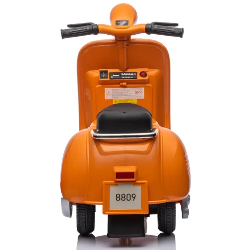 Vespa Sidecar Small Special 6V Scooter Arancione Sidecar Separabile