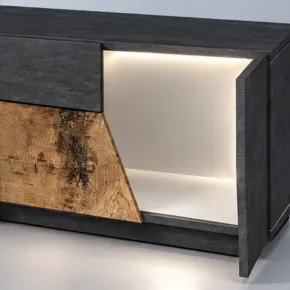 Spot Luce LED per Ripiano in Legno 12V 0,3W 4000K Bianco Trasformatore