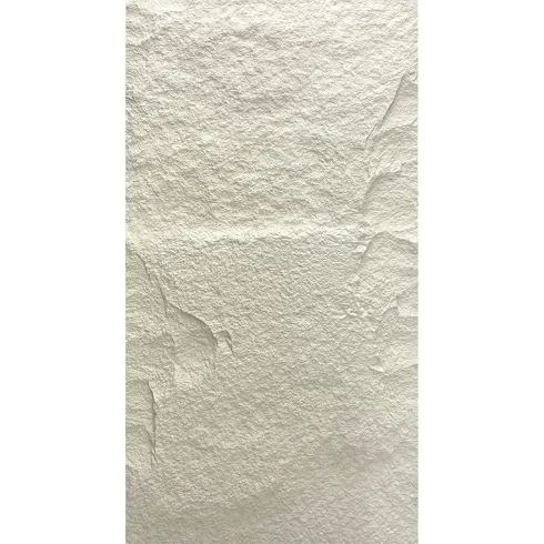 Set 10 Pannelli Effetto Pietra 3D in PU Bianco Isolante Impermeabile