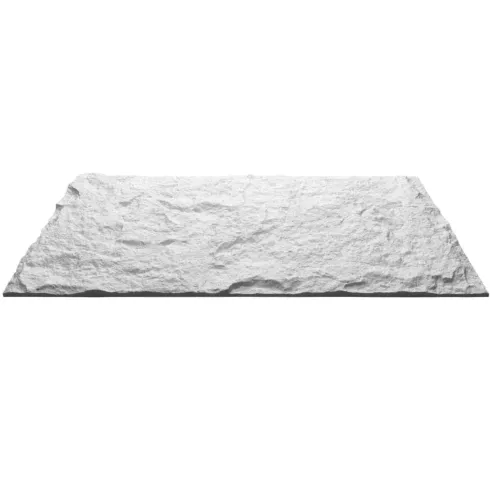 Set 10 Pannelli Effetto Pietra 3D in PU Bianco Isolante Impermeabile