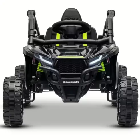 Auto Elettrica per Bambini Kawasaki Buggy 12V Nero con Radiocomando