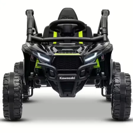 Auto Elettrica per Bambini Kawasaki Buggy 12V Nero con Radiocomando
