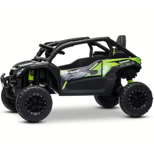 Auto Elettrica per Bambini Kawasaki Buggy 12V Nero con Radiocomando