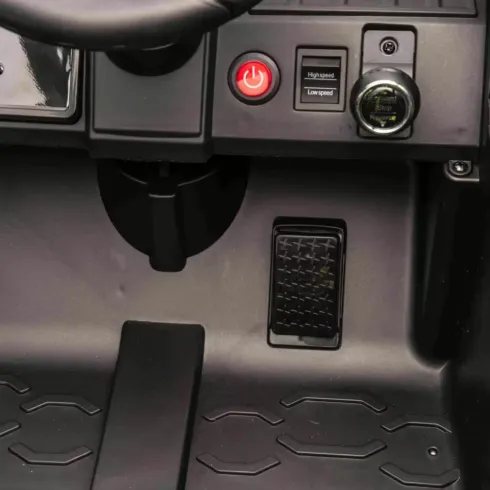 Auto Elettrica per Bambini Kawasaki Buggy 12V Nero con Radiocomando