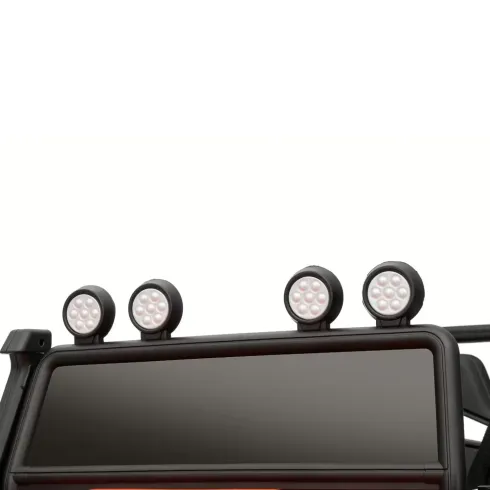 Macchina Elettrica Bambini Land Rover Defender 10,8V Fuoristrada Rosso