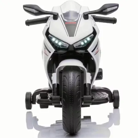 Moto Elettrica per Bambini Honda CBR1000RR 10,2V Bianco con LED
