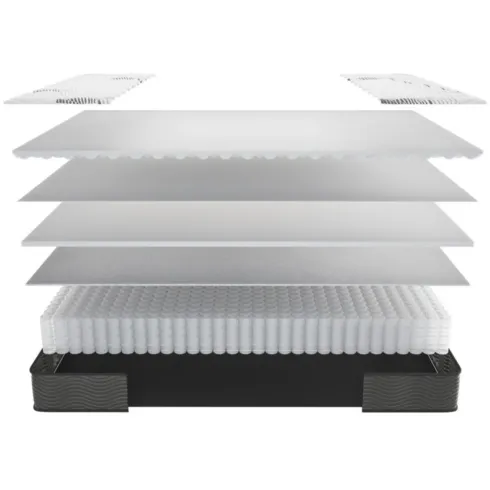 Materasso Singolo Memory Foam 90x190x22,3 cm 420 Molle Insacchettate