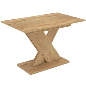 Tavolo Allungabile da Pranzo Rettangolare MDF Rovere 120-160 cm