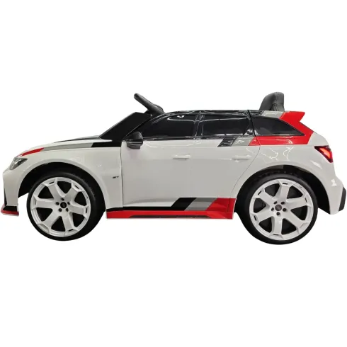 Macchina Elettrica Bambini Audi RS6 Avant GT 12V Bianco Telecomando