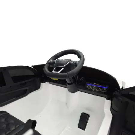 Macchina Elettrica Bambini Audi RS6 Avant GT 12V Bianco Telecomando