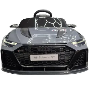Macchina Elettrica Bambini Audi RS6 Avant GT 12V Grigio Telecomando 2