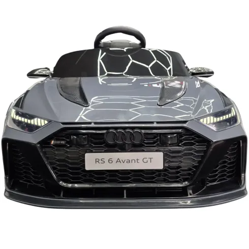 Macchina Elettrica Bambini Audi RS6 Avant GT 12V Grigio Telecomando
