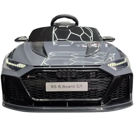 Macchina Elettrica Bambini Audi RS6 Avant GT 12V Grigio Telecomando
