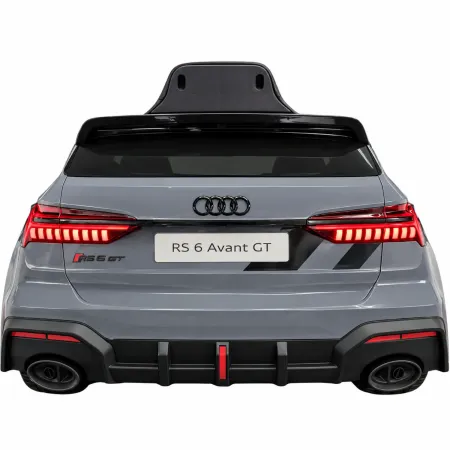 Macchina Elettrica Bambini Audi RS6 Avant GT 12V Grigio Telecomando