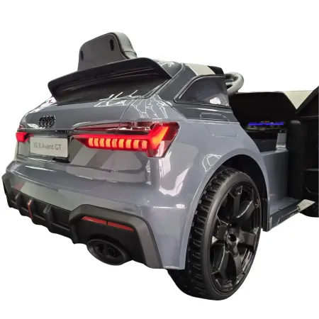 Macchina Elettrica Bambini Audi RS6 Avant GT 12V Grigio Telecomando