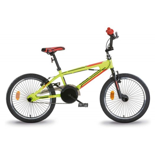 Bicicletta 20 Pollici Freestyle Fluo per Bambino da Bimbo Bici Dino Bikes Mtb