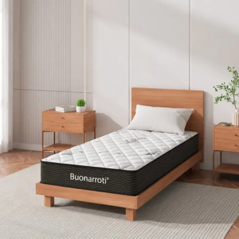 Materasso Singolo 80x190 cm Memory Foam con 360 Molle Insacchettate