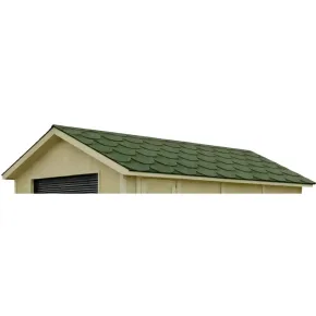 Tegole Bituminose per Tetto Casetta da Giardino 9 m2 Beaver Verde 2