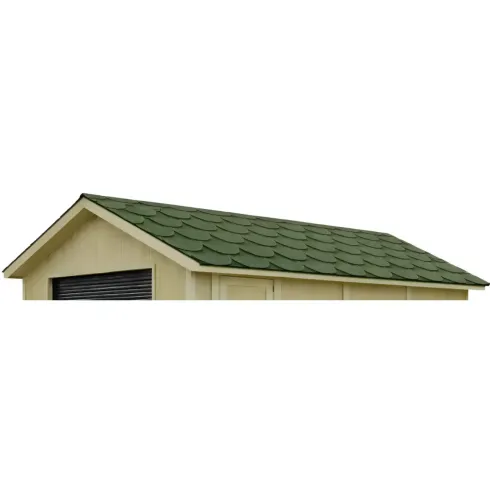 Tegole Bituminose per Tetto Casetta da Giardino 9 m2 Beaver Verde