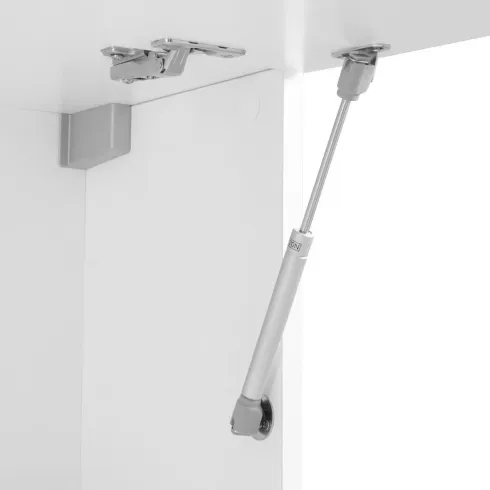 Mobile Armadio Porta TV Bianco Lucido 280x30x180 cm da Soggiorno