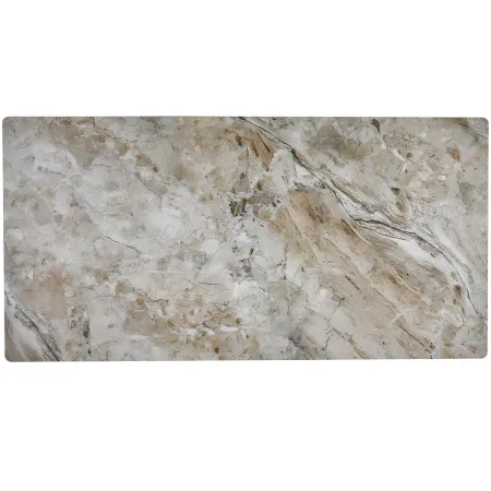 Tavolo rettangolare 180x90 da Pranzo Ceramica Effetto Marmo Marrone