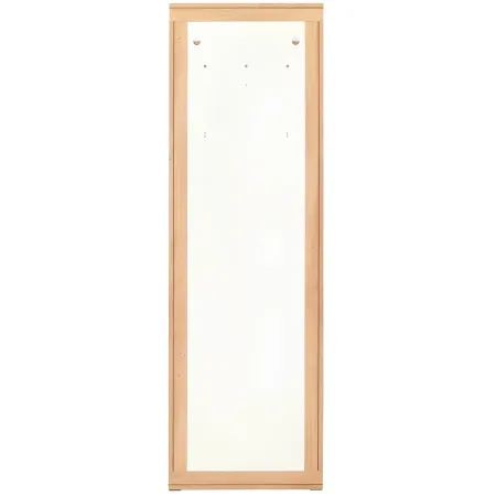Pannello Appendiabiti da Ingresso Rovere Bianco 60x35x190 cm