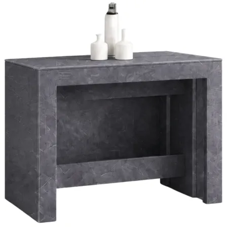 Tavolo Mobile Allungabile Consolle 50-300 cm Grigio da Pranzo Soggiorno