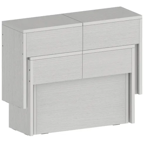 Panca Allungabile da Cucina Soggiorno Bianco Larice 290 cm Moderna