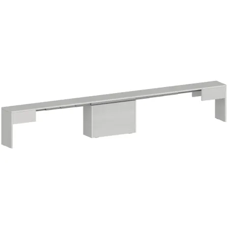 Panca Allungabile da Cucina Soggiorno Bianco Larice 290 cm Moderna