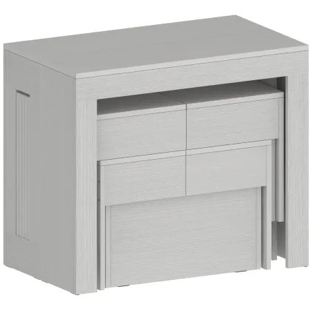 Panca Allungabile da Cucina Soggiorno Bianco Larice 290 cm Moderna