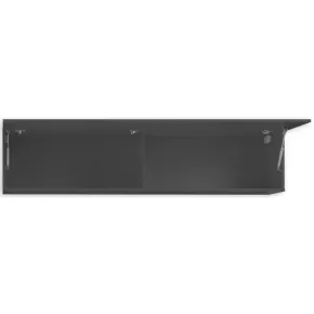 Pensile a Parete Grigio Antracite Mobile Soggiorno Vasistas 180 cm 2