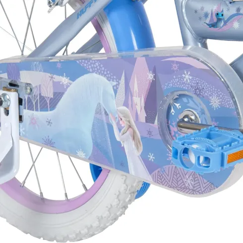 Bicicletta Frozen per Bambini 16 Pollici Celeste Bici Bambina Rotelle