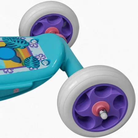 Monopattino 3 Ruote Bambini a Spinta Disney Stitch Celeste Regolabile