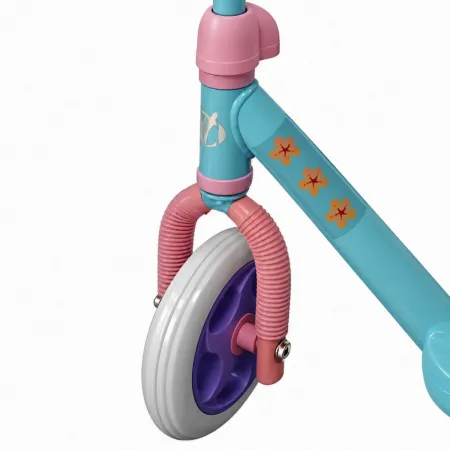 Monopattino 3 Ruote Bambini a Spinta Disney Stitch Celeste Regolabile