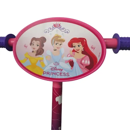 Monopattino a Spinta 3 Ruote per Bambini Principesse Disney Rosa