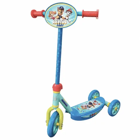 Monopattino 3 Ruote Paw Patrol a Spinta per Bambini Blu Regolabile