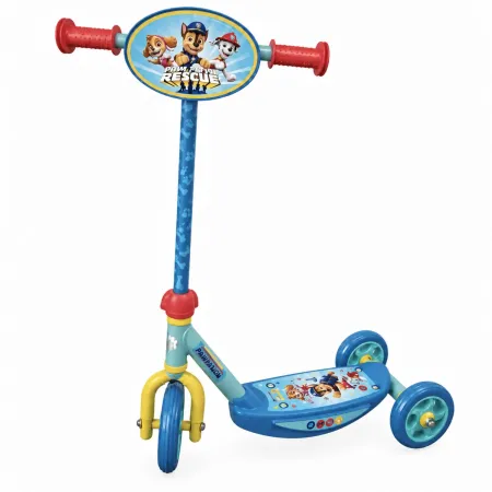 Monopattino 3 Ruote Paw Patrol a Spinta per Bambini Blu Regolabile