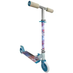 Monopattino Pieghevole per Bambini 2 Ruote Frozen Celeste Regolabile