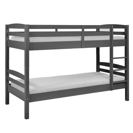 2 Letti Singoli a Castello per Materasso 90x200 Rete a Doghe Cameretta Bambini | BricoShop24